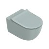 Catalano Sfera Toaleta WC Silentech bez kołnierza spłukiwanie wirowe acqua satin z deską wolnoopadającą i mocowaniem 0511550028+0551200028+9056060000